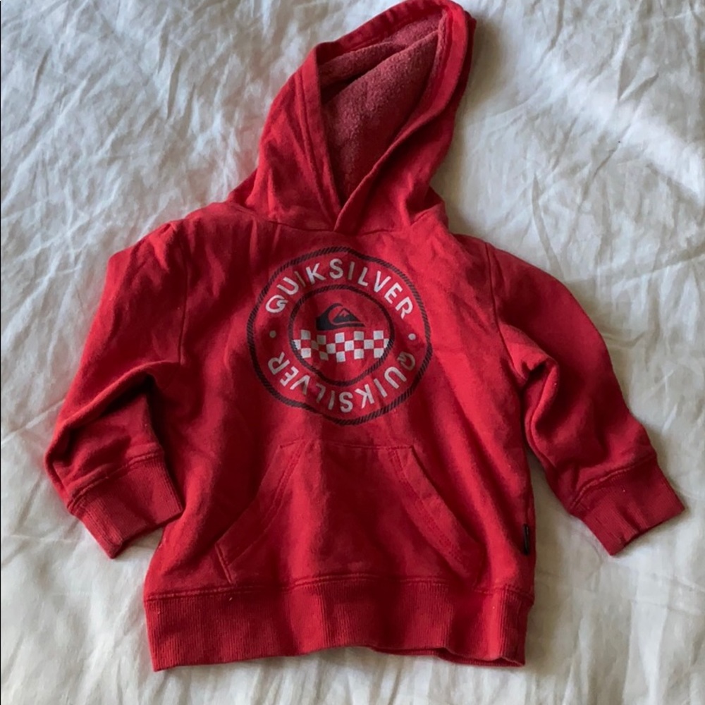 Quicksilver red sweatshirt